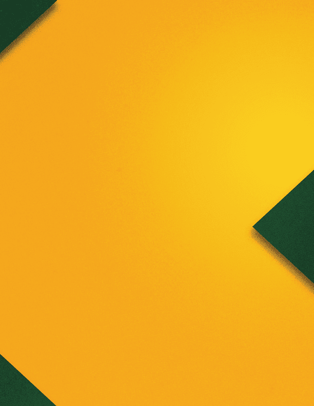A blue and gold triangle. Description generated by AI
