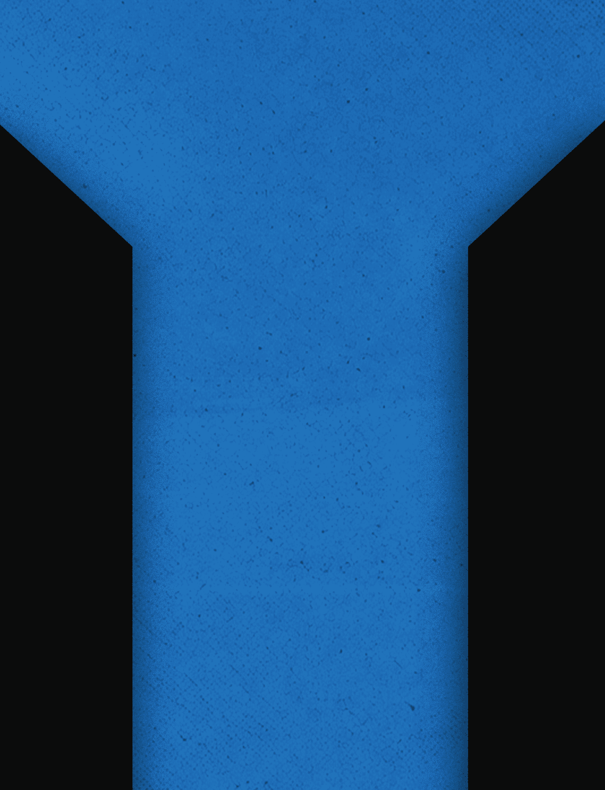 Three red and blue triangles. Description generated by AI