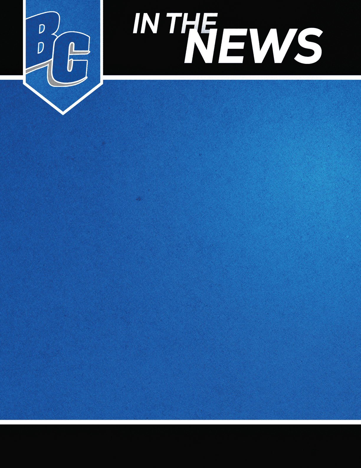 A blue and red background with a lion logo. Description generated by AI