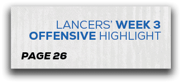 page 26,lancers’ week 3 offensive highligh