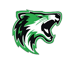 A green and gold logo for a school. Description generated by AI