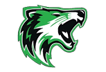 A green and gold logo for a school. Description generated by AI