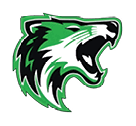 A green and gold eagle with the letters M and M on its chest. Description generated by AI
