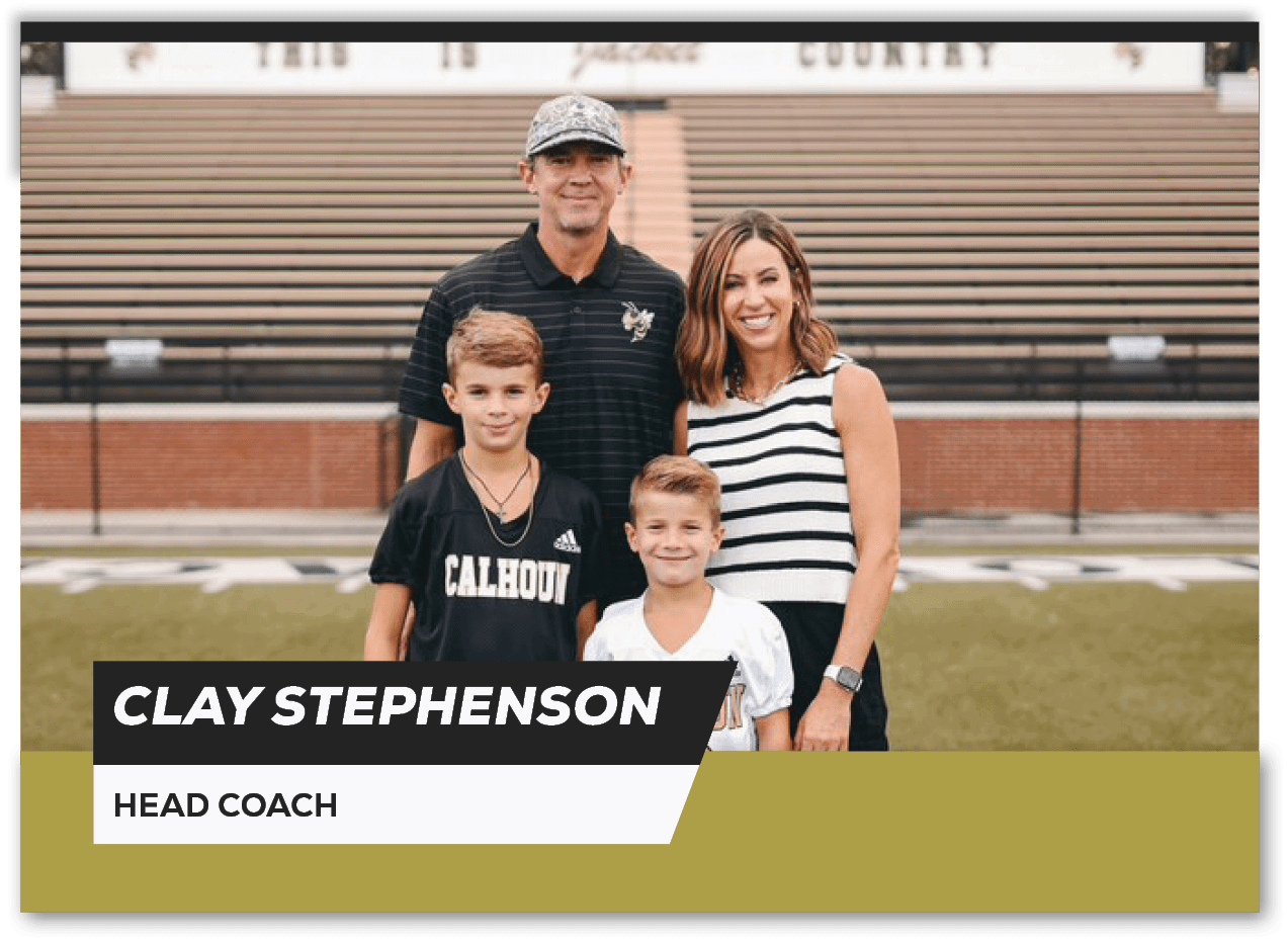 Clay Stephenson,head coach,