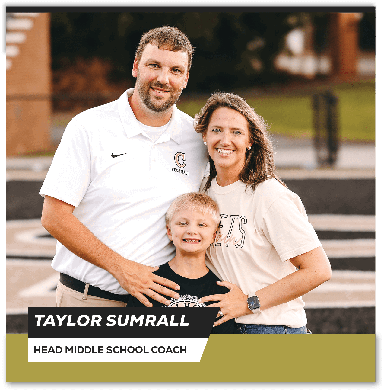 Taylor Sumrall,Head Middle School Coach,
