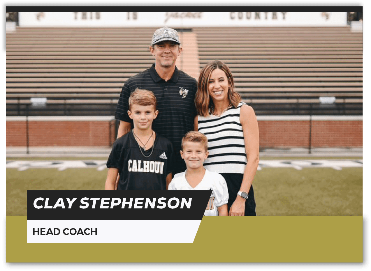Clay Stephenson,head coach,
