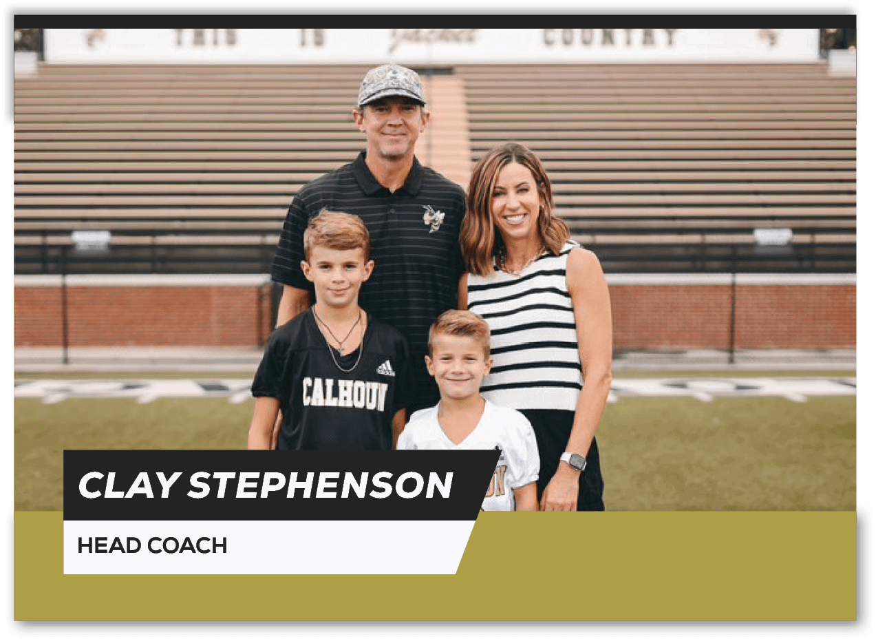 Clay Stephenson,head coach,