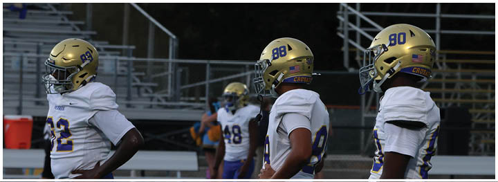 A football player is sliding on the ground. Description generated by AI