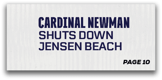 page 10,Cardinal Newman Shuts Down Jensen Beac
