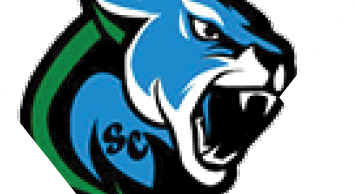 A blue and white bull head logo. AI generated content