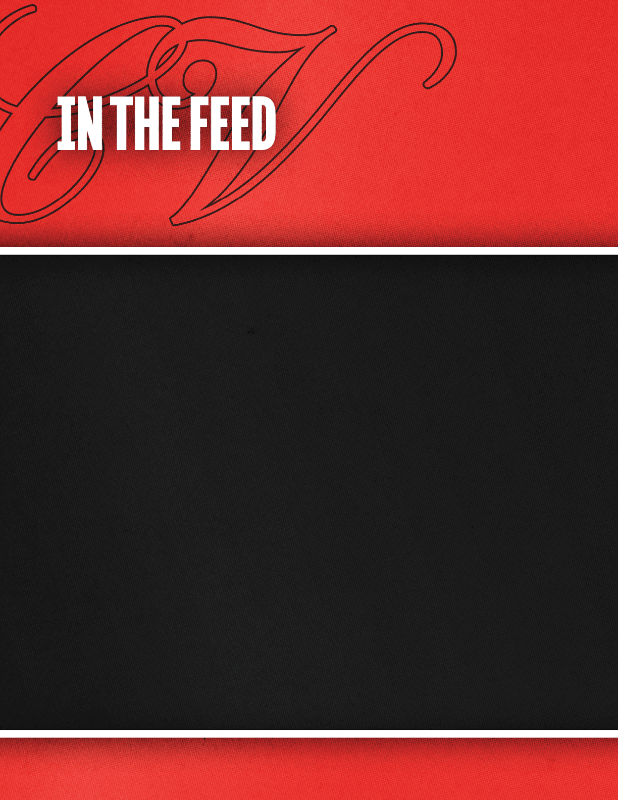 A red background with a black square. Description generated by AI