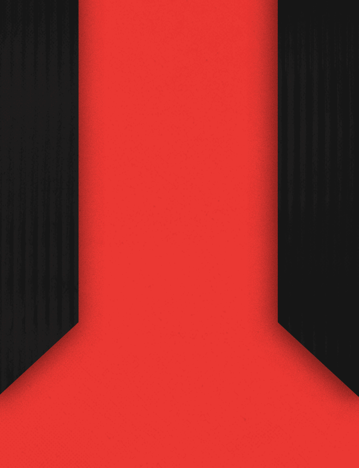 A red and black sign with the letter R. Description generated by AI