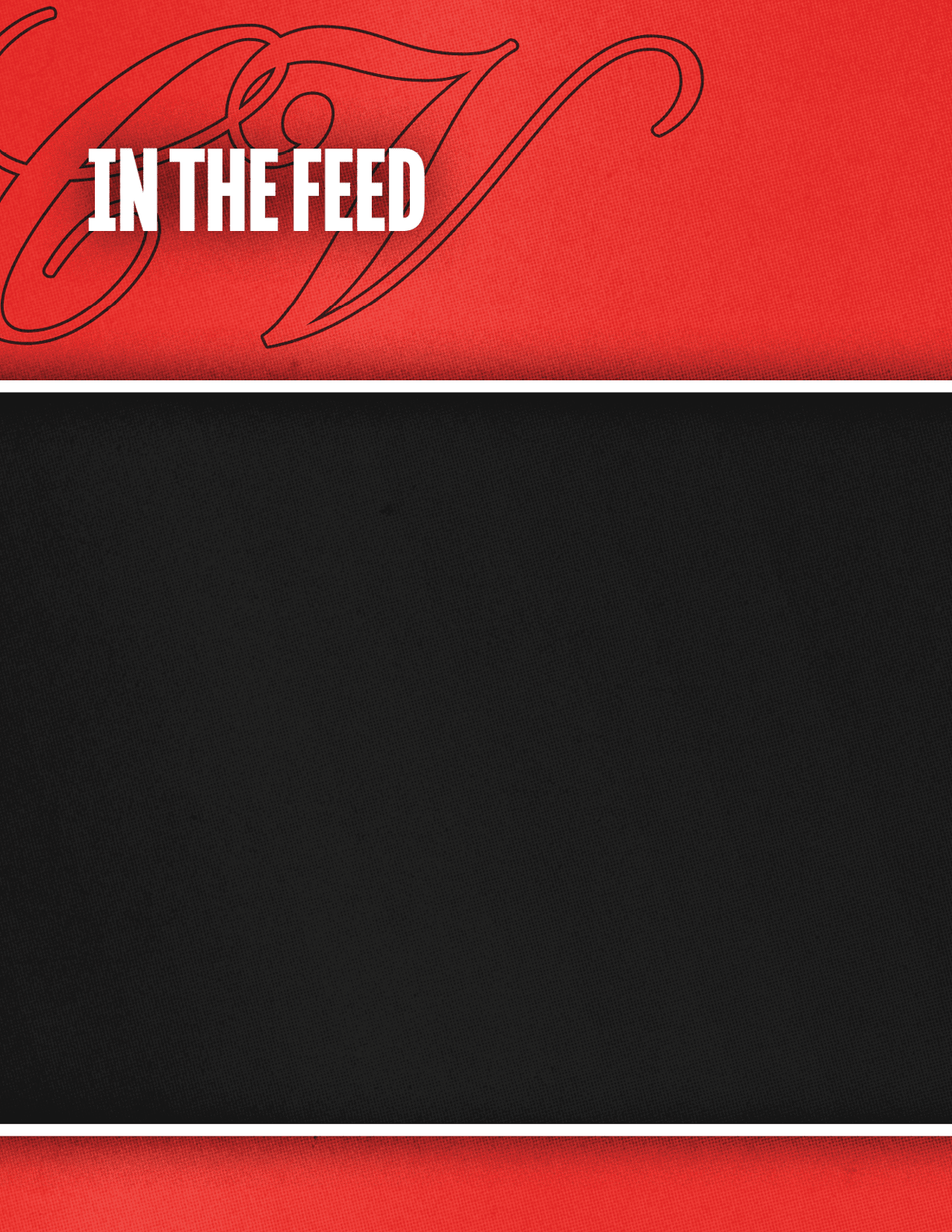 A red background with a black square. Description generated by AI