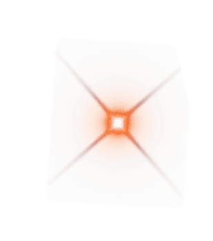 A yellow circle with a light shining in the middle. Description generated by AI
