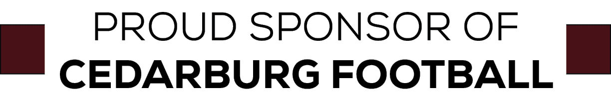 Proud Sponsor of Cedarburg Footbal