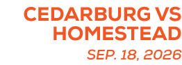 sep. 18, 2026,cedarburg vs homestea