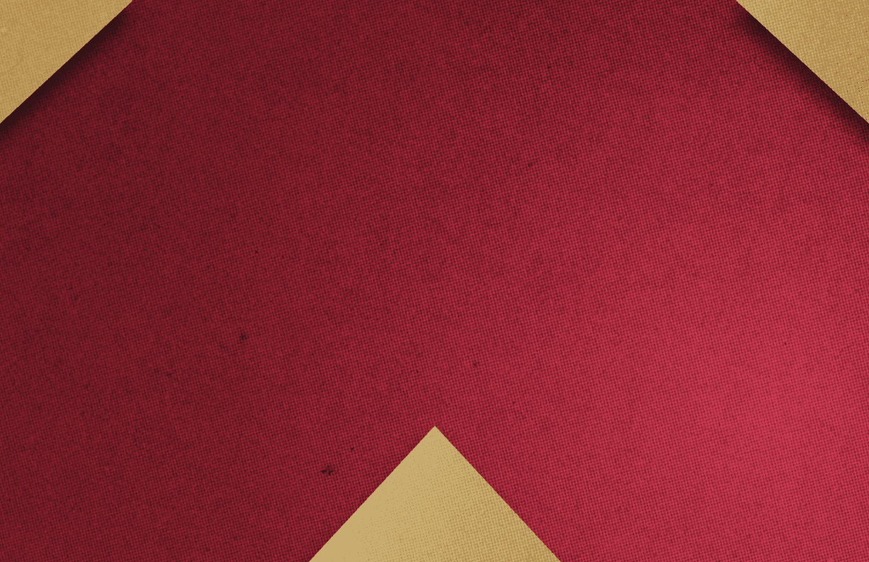 A red and black triangle. Description generated by AI