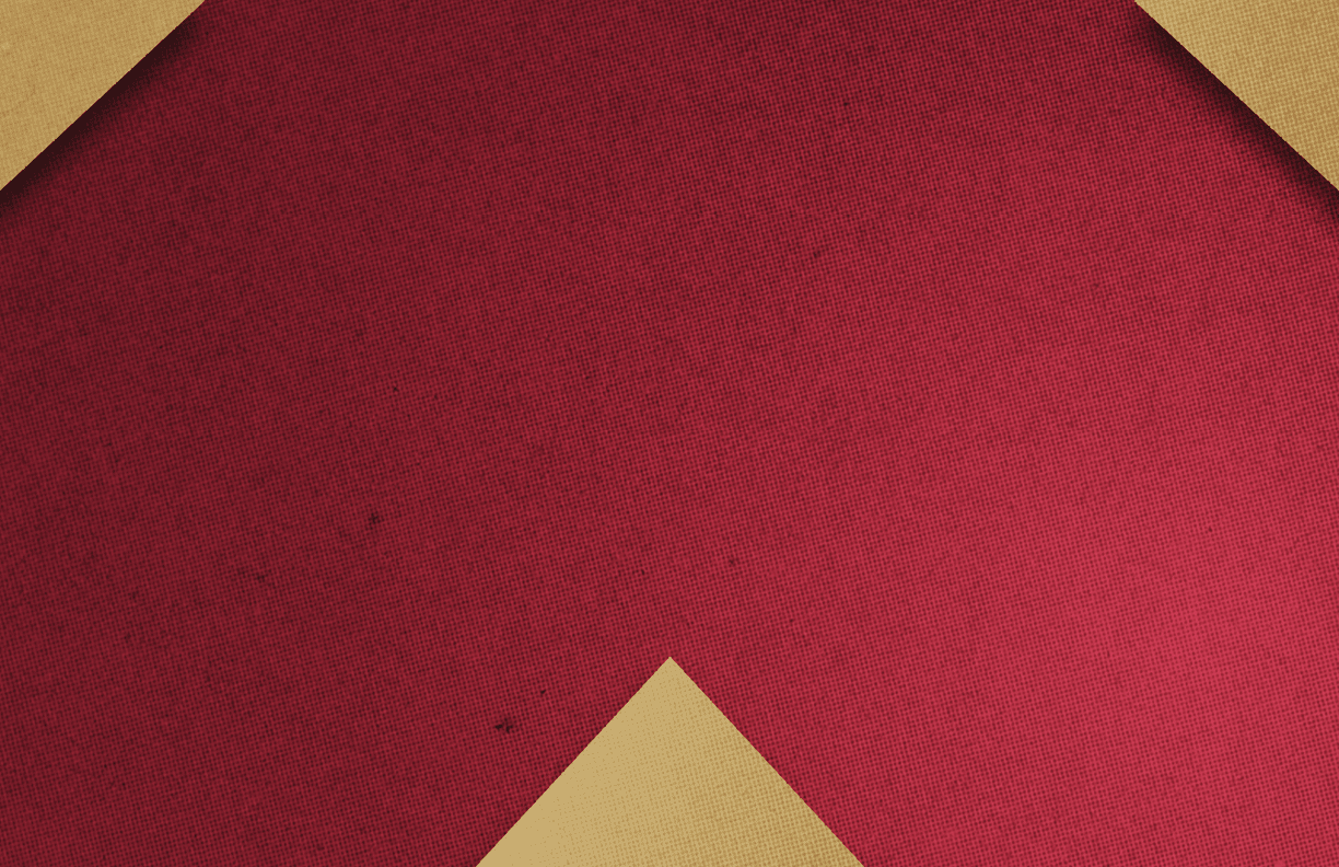 A red and black triangle. Description generated by AI