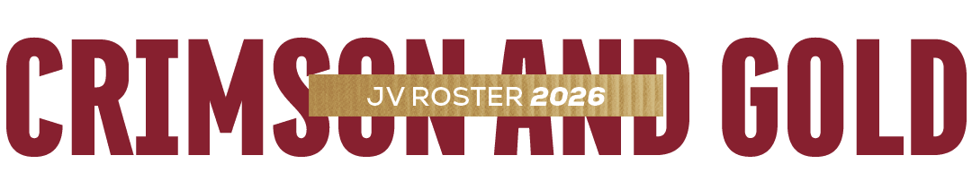 jv roster 2026,crimson and gol