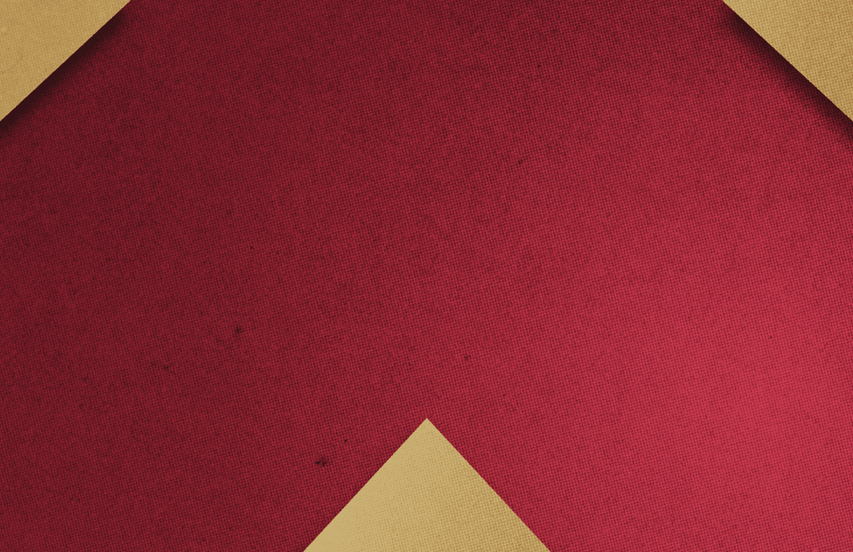 A red and black triangle. Description generated by AI