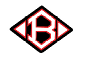 A blue and red logo of a cat with its mouth open. Description generated by AI