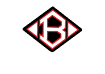 A blue and red logo of a cat with its mouth open. Description generated by AI