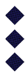 Three green diamonds with a black checkered pattern are vertically aligned on a white background. Descripci n generada con IA