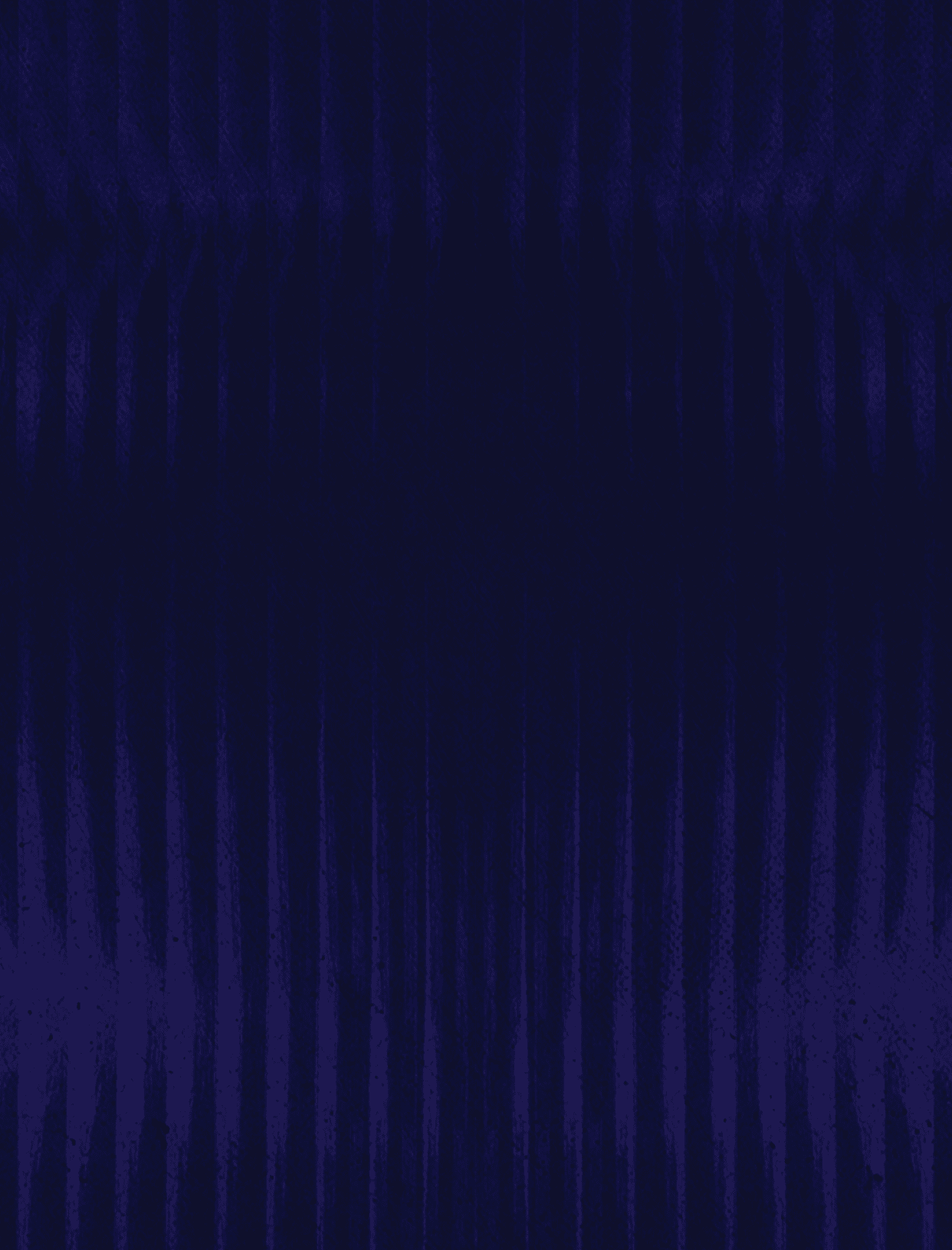 A dark abstract pattern with vertical blue lines creating a symmetrical wave-like effect on a black background. Descripci n generada con IA