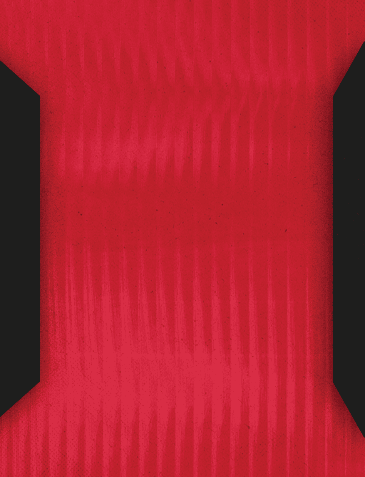 A black and red striped cloth. Description generated by AI