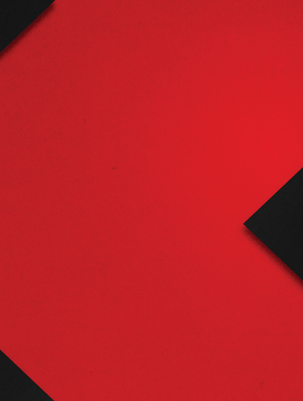 A red and black square with a red K on it. Description generated by AI