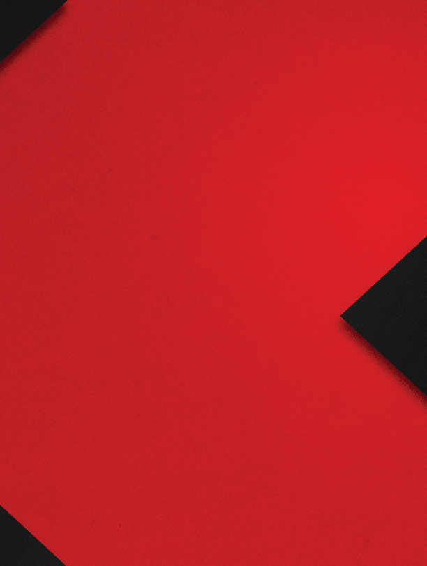 A red and black square with a red K on it. Description generated by AI