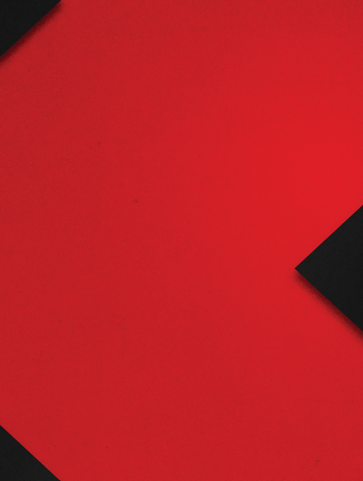 A red and black square with a red K on it. Description generated by AI