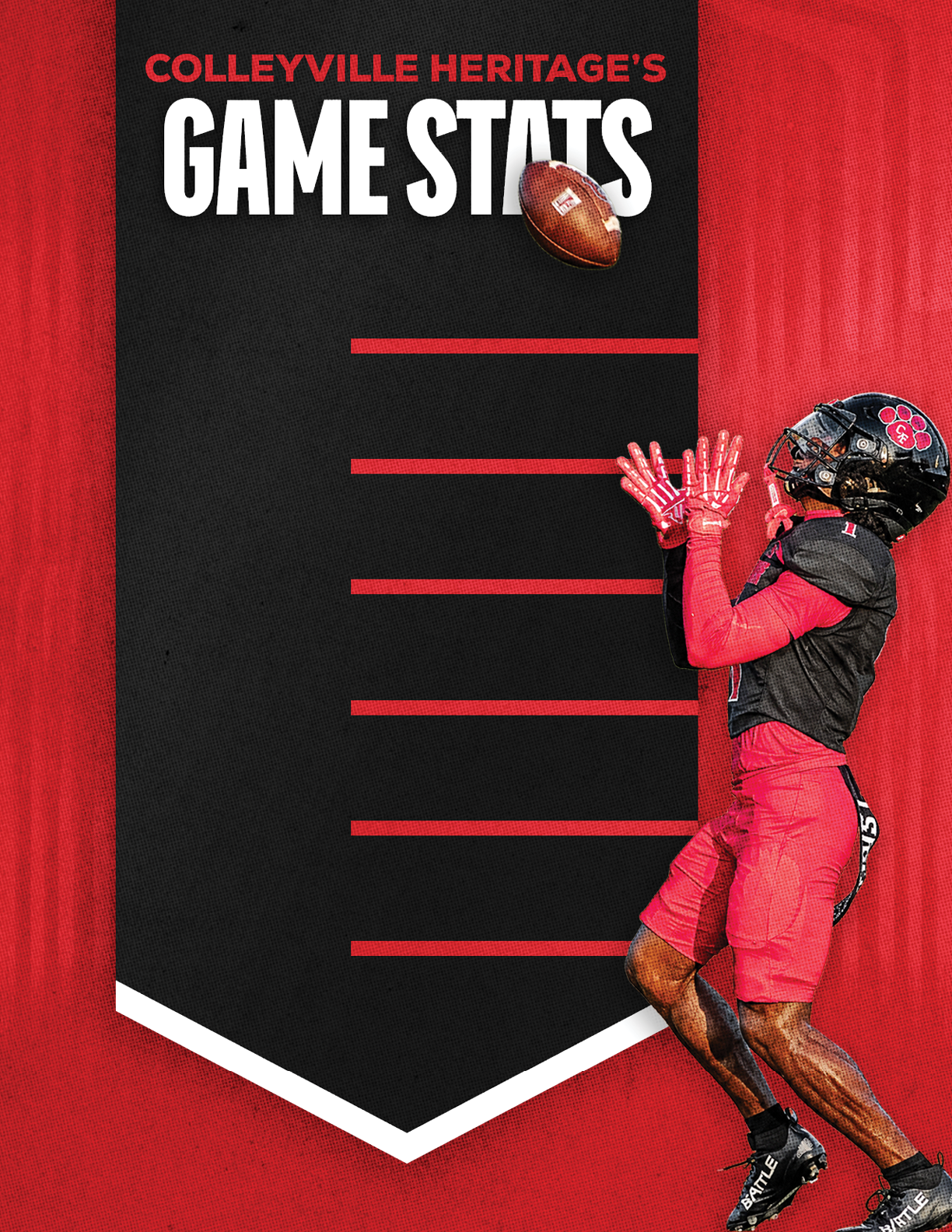 A man wearing a blue and red jersey with the number 52 on it. Description generated by AI