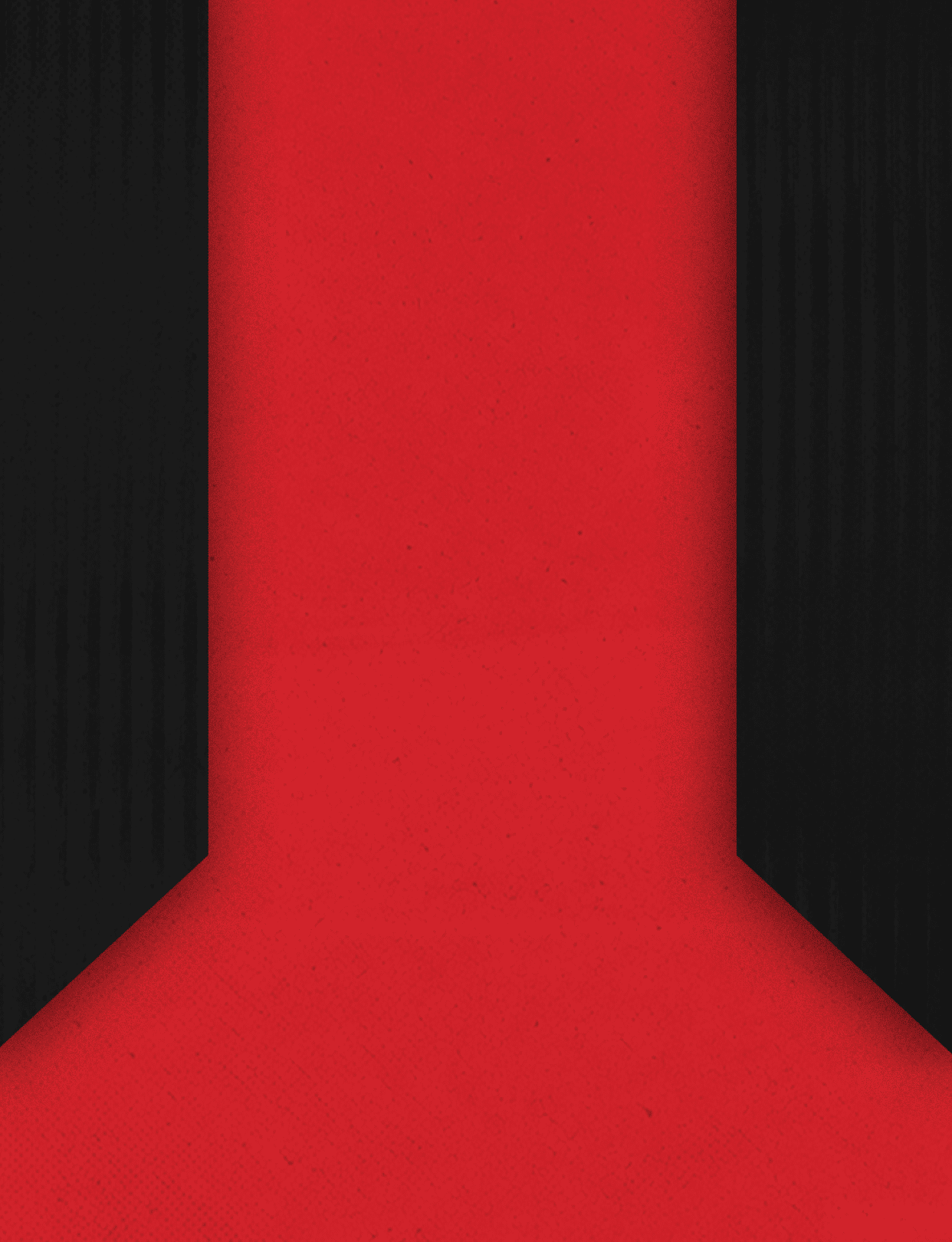 A red and black sign with the letter R. Description generated by AI