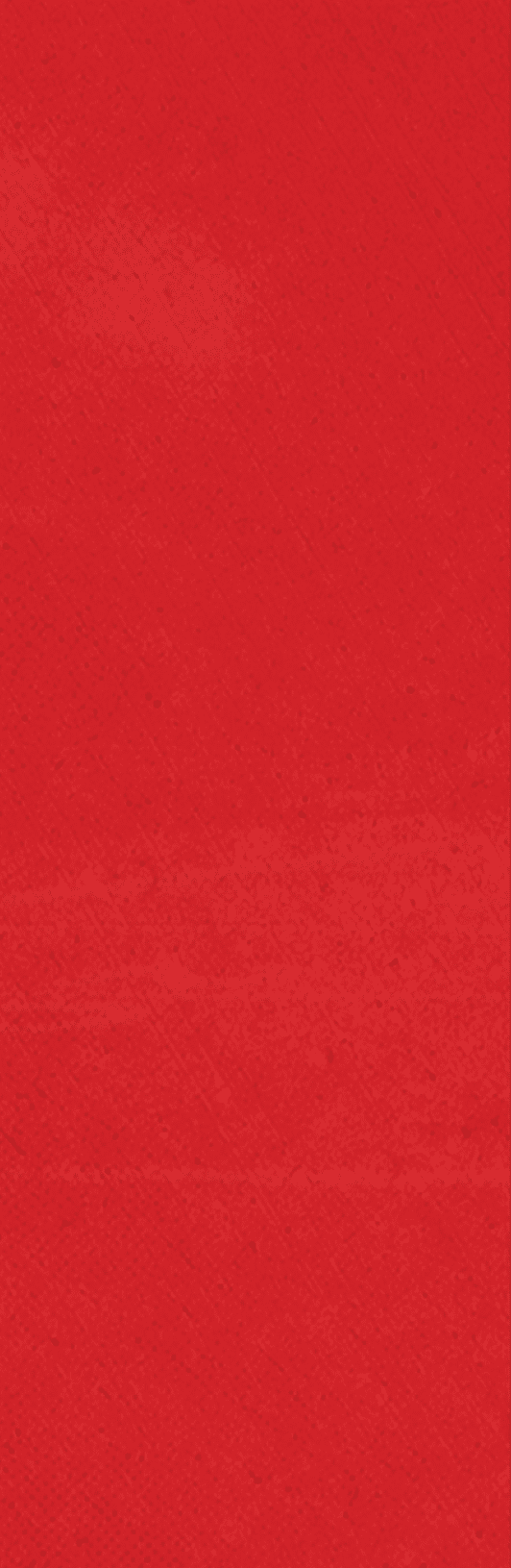 A red background with a white stripe. Description generated by AI
