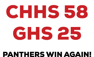 CHHS 58 GHS 25 Panthers win again!
