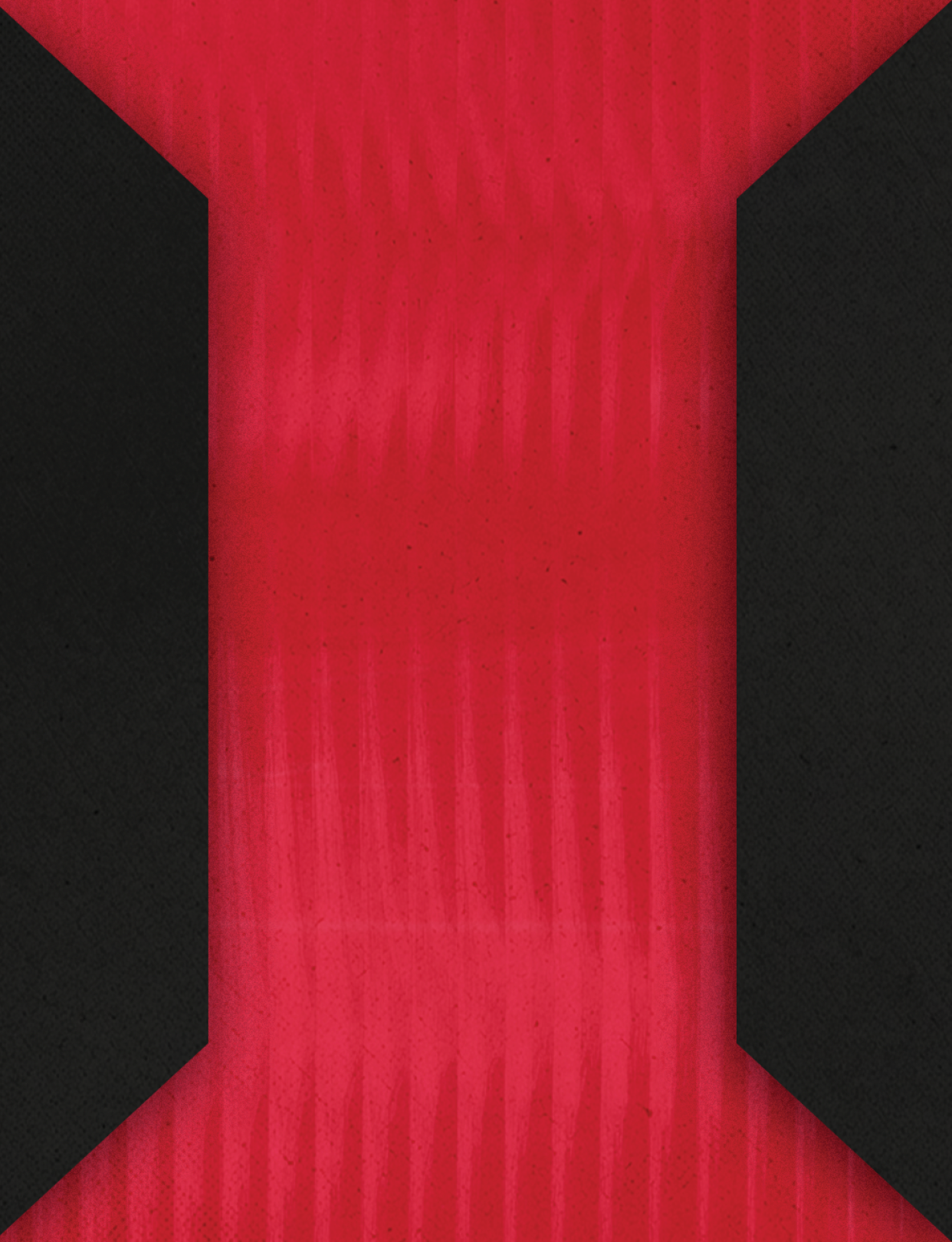 A red and black square with a red X. Description generated by AI