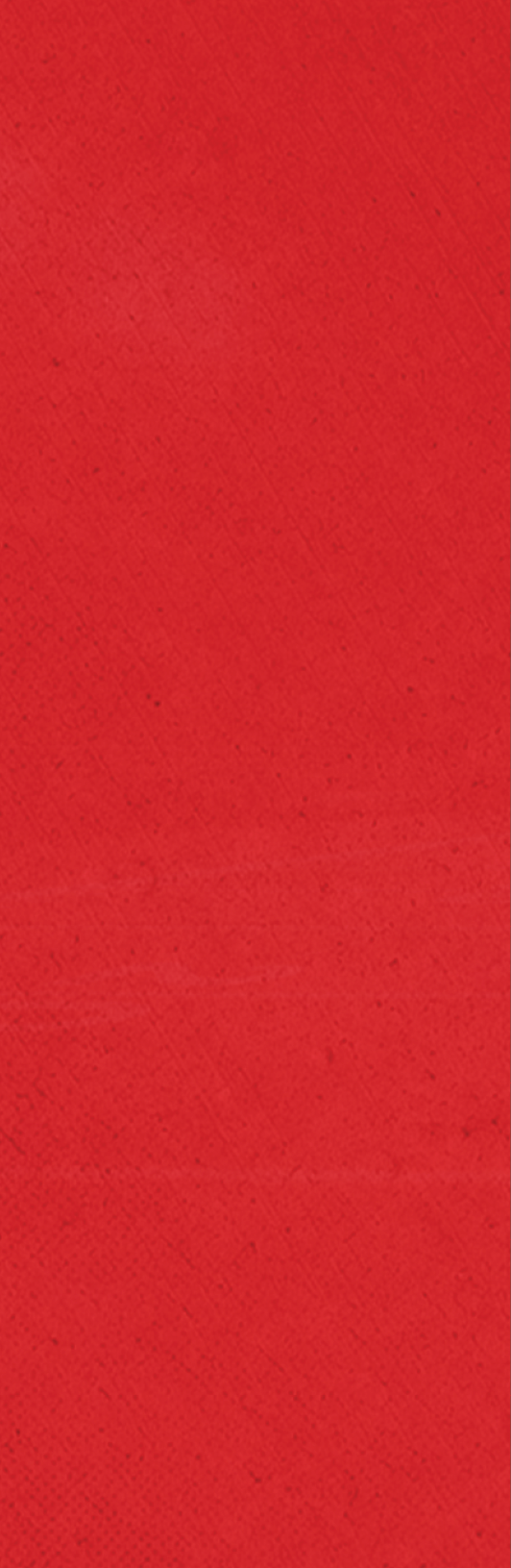 A red background with a white stripe. Description generated by AI
