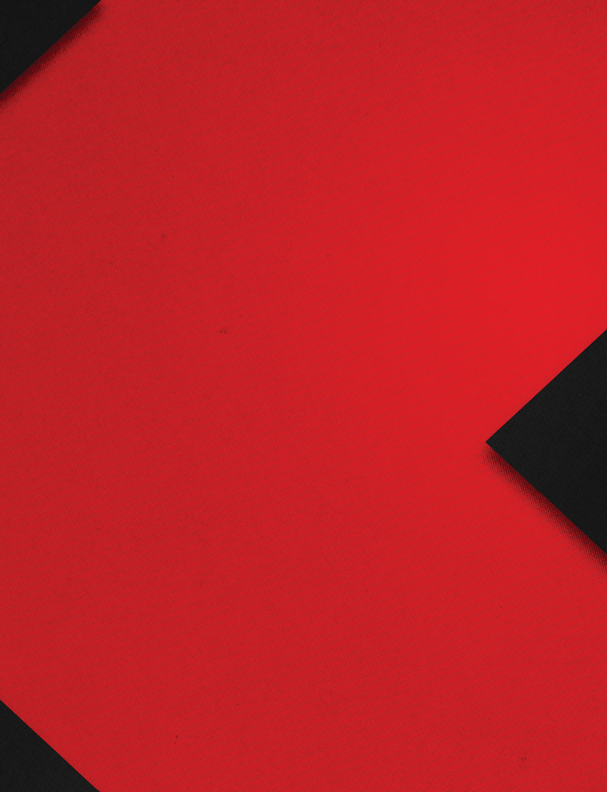 A red and black square with a red K on it. Description generated by AI