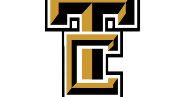 A stylized geometric design featuring interlocking black and gold shapes forming an abstract pattern on a white background. Description generated by AI