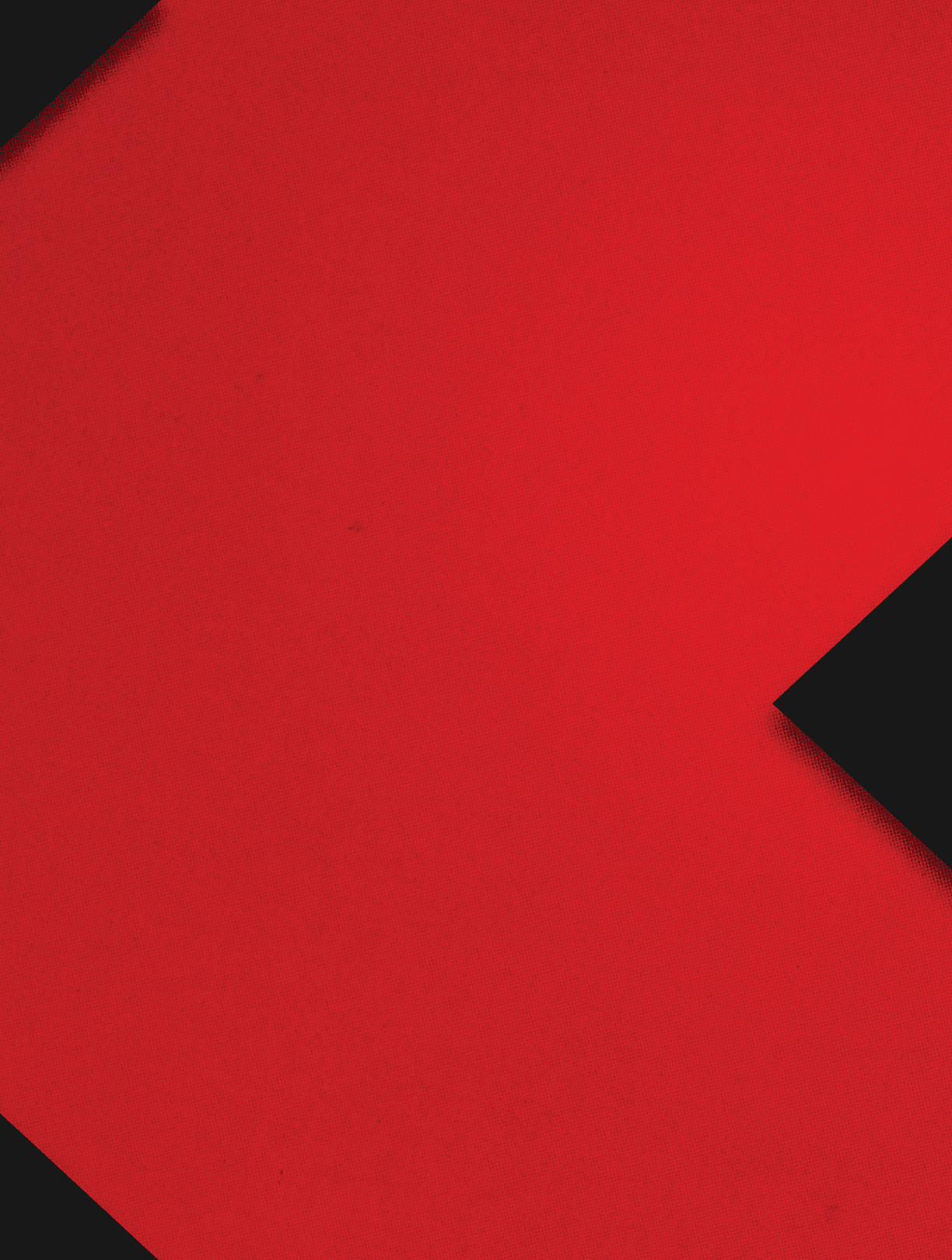A red and black square with a red K on it. Description generated by AI