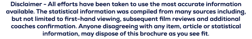 Disclaimer All efforts have been taken to use the most accurate information available. The statistical information wa...