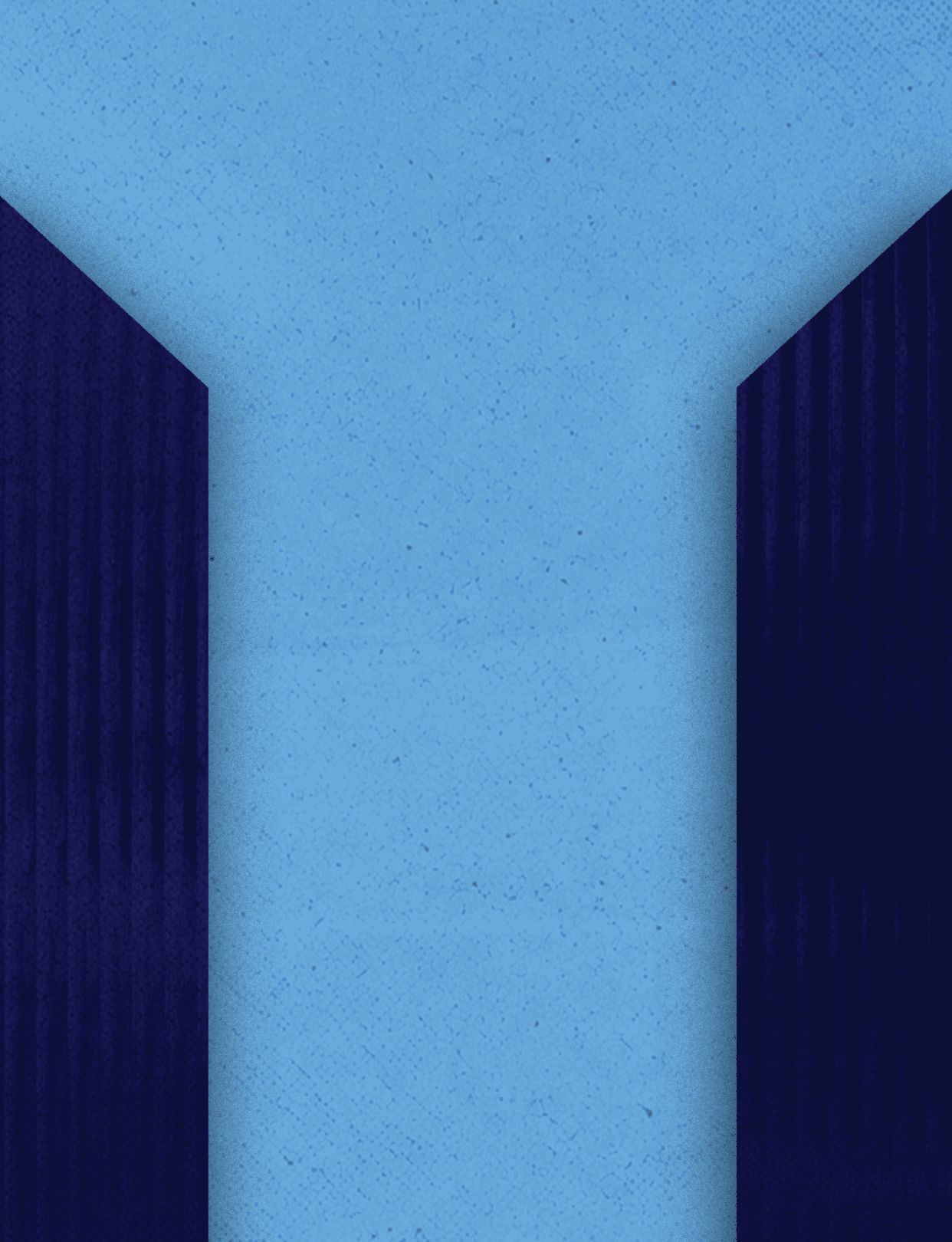 Three red and blue triangles. Description generated by AI