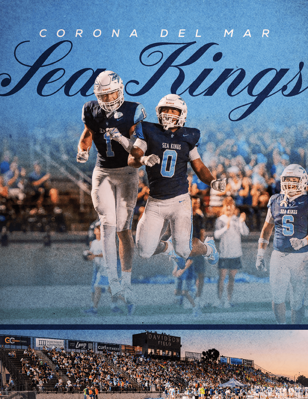 A poster for Mountain Vista's Players of the Game. Description generated by AI
