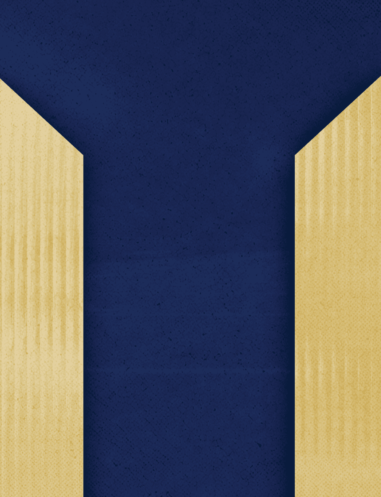 Three houses with yellow roofs and blue walls. Description generated by AI
