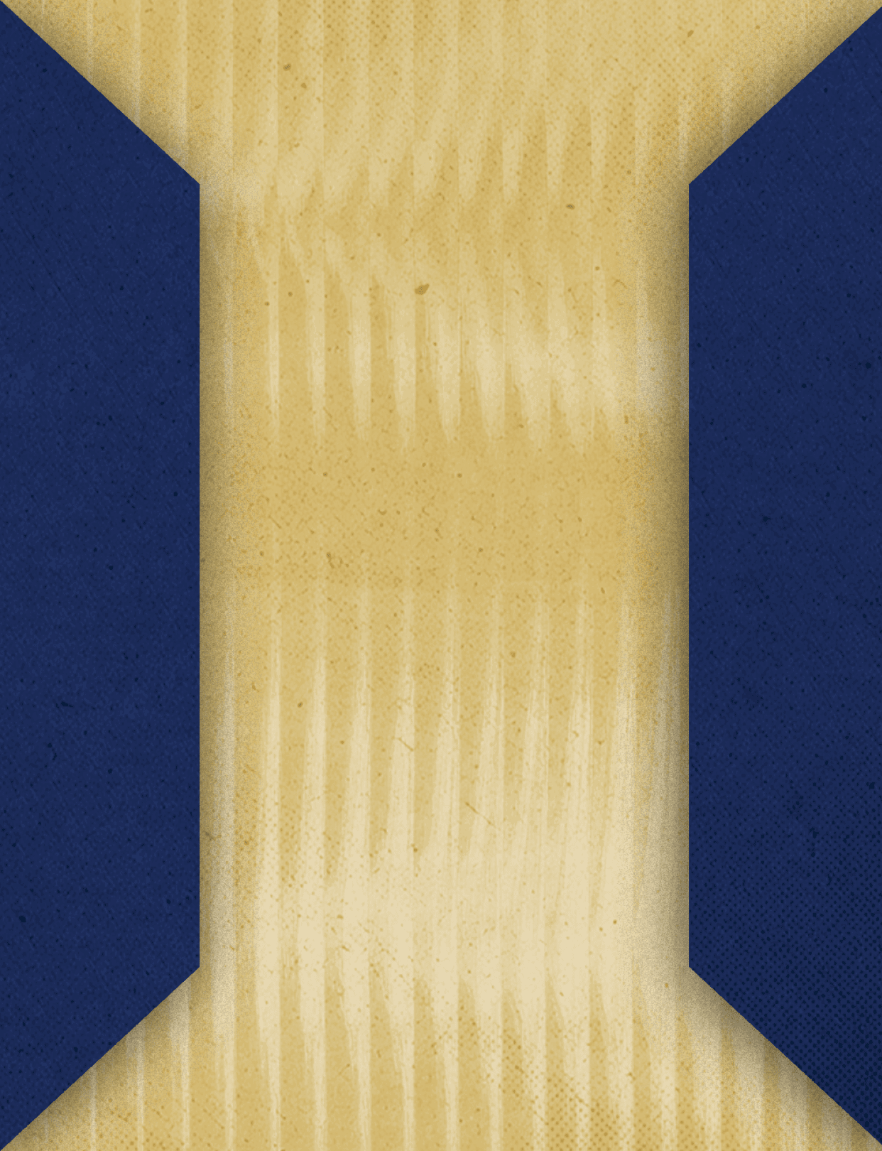 A blue and white striped cloth with a blue D. Description generated by AI