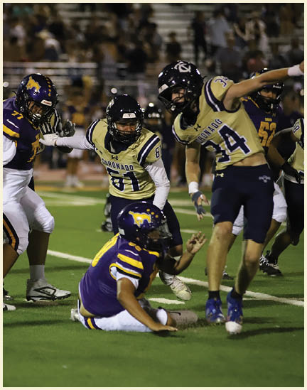 A group of football players on a field. Description generated by AI
