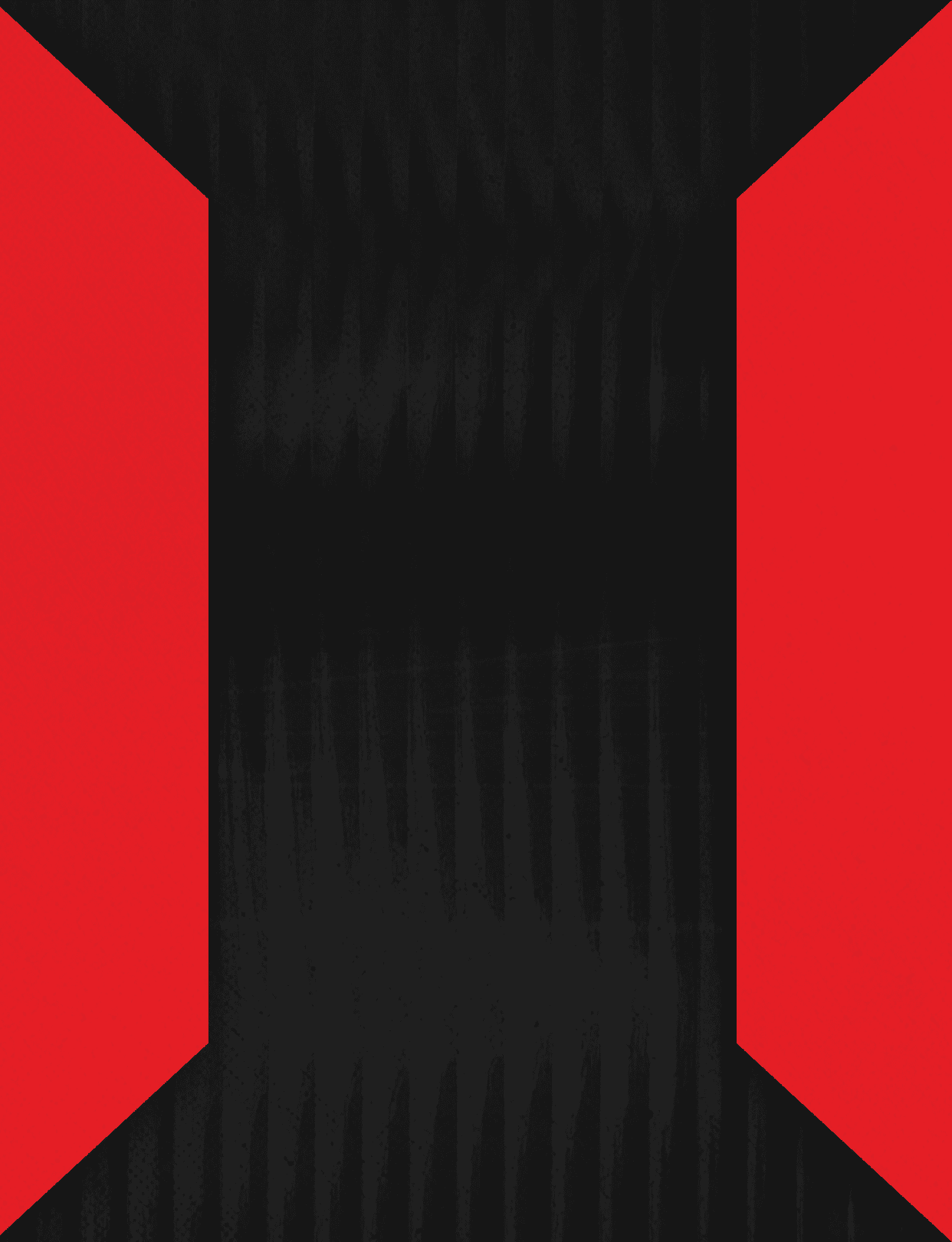 A red and black square with a red X. Description generated by AI