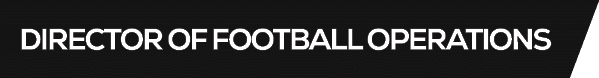 Director of Football Operations