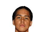 A young man wearing a white jersey with the number 10 on it. Description generated by AI